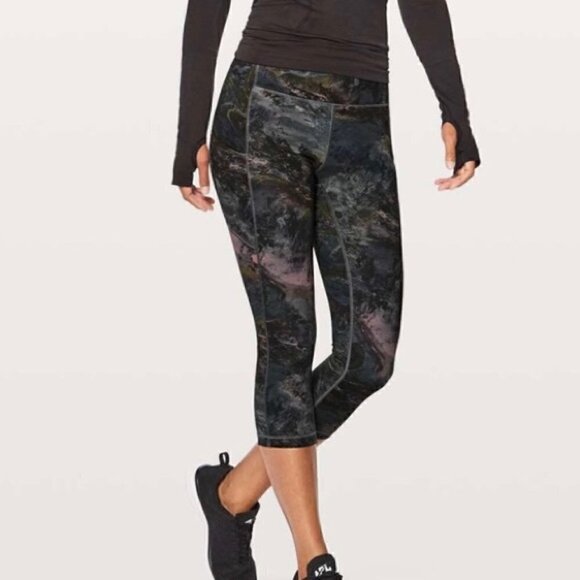 LULULEMON Radiant Multi Speed Up Crop Leggings - 6 - Picture 1 of 12